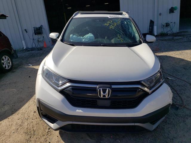 7FARW1H86LE026036 - 2020 HONDA CR-V EXL WHITE photo 5