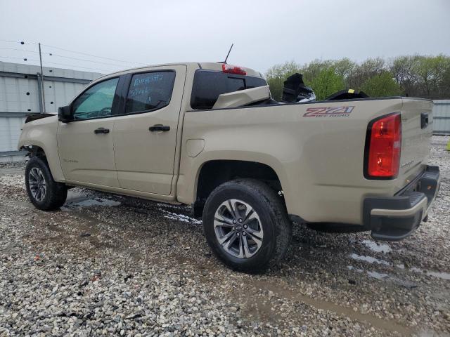 1GCGTDENXN1317688 - 2022 CHEVROLET COLORADO Z71 TAN photo 2