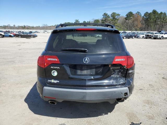 2HNYD28299H517938 - 2009 ACURA MDX BLACK photo 6