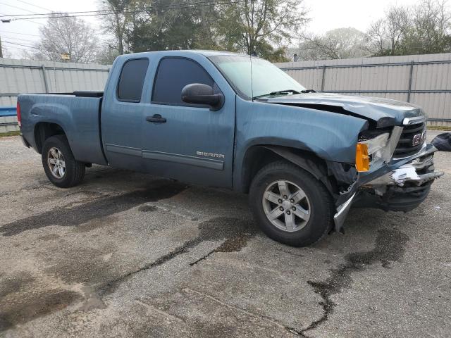 1GTR1VE05BZ447349 - 2011 GMC SIERRA C1500 SLE BLUE photo 4