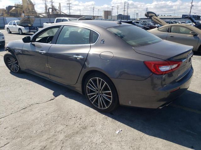 ZAM56YPA7K1337775 - 2019 MASERATI QUATTROPOR S GRAY photo 2