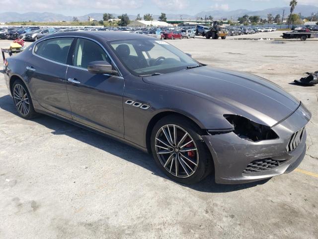 ZAM56YPA7K1337775 - 2019 MASERATI QUATTROPOR S GRAY photo 4