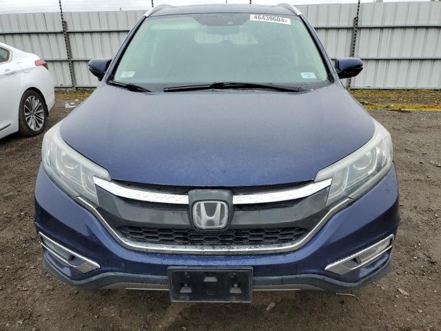 5J6RM3H93FL014556 - 2015 HONDA CR-V TOURING BLUE photo 5