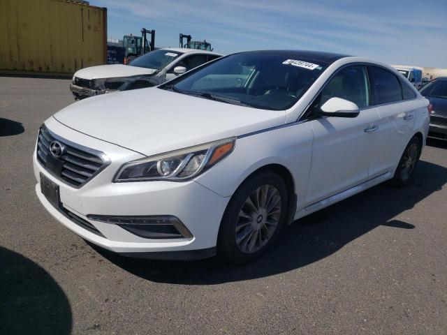 5NPE34AF3FH172171 - 2015 HYUNDAI SONATA SPORT WHITE photo 1