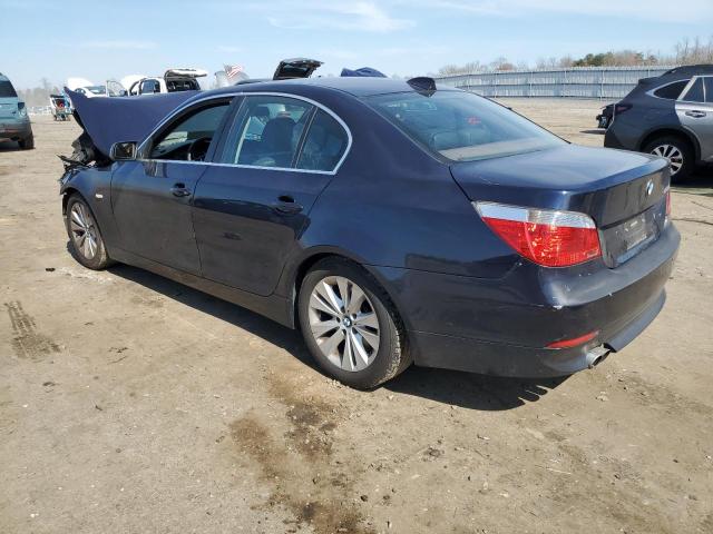 WBANB53547CP08598 - 2007 BMW 550 I BLUE photo 2