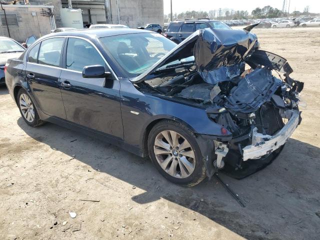 WBANB53547CP08598 - 2007 BMW 550 I BLUE photo 4