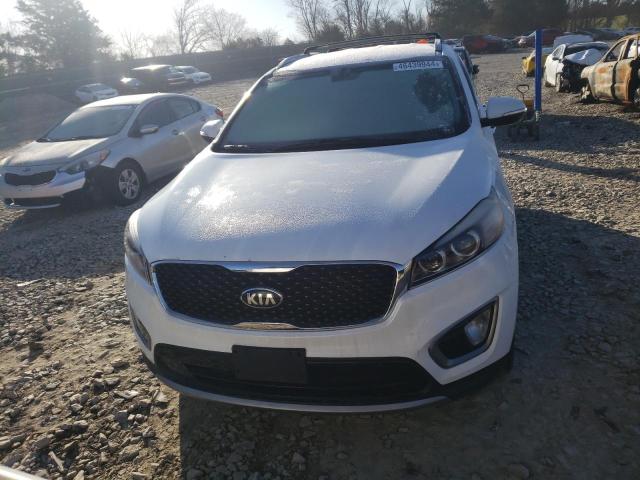 5XYPHDA56GG120768 - 2016 KIA SORENTO EX WHITE photo 5