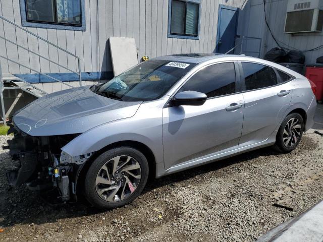 2HGFC2F72HH548267 - 2017 HONDA CIVIC EX SILVER photo 1