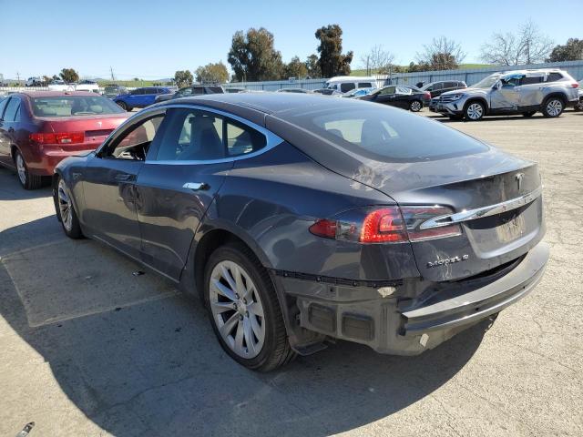 5YJSA1E27GF145134 - 2016 TESLA MODEL S GRAY photo 2