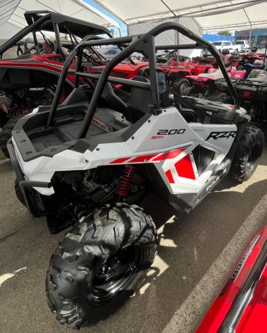 L6KHCB183NS005172 - 2022 POLARIS RZR 200 EFI WHITE photo 4