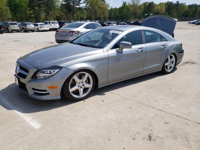 WDDLJ9BB4EA098194 - 2014 MERCEDES-BENZ CLS 550 4MATIC SILVER photo 1