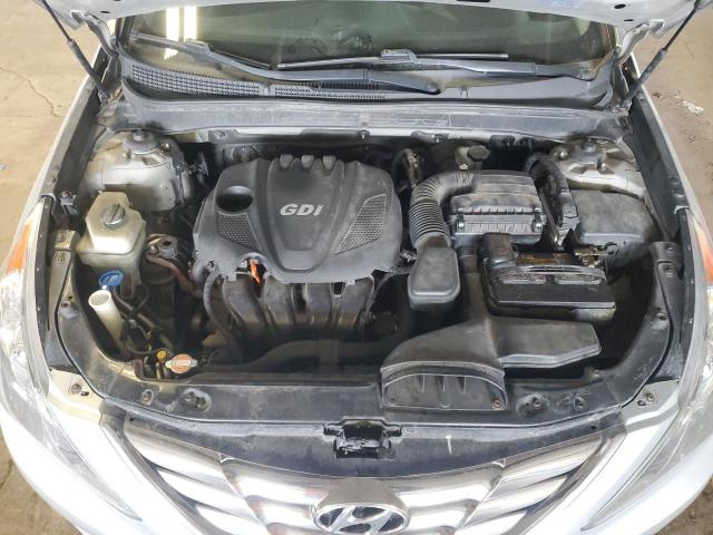 5NPEC4AC1BH025766 - 2011 HYUNDAI SONATA SE SILVER photo 11