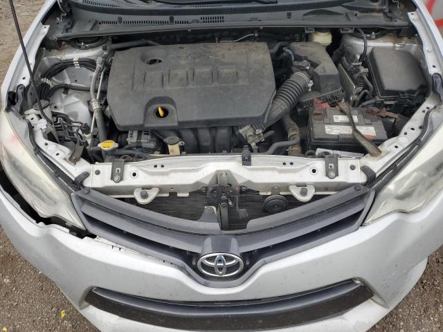 5YFBURHE0GP502881 - 2016 TOYOTA COROLLA L SILVER photo 11