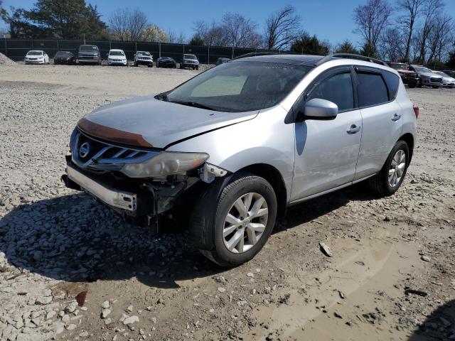 JN8AZ1MU5BW054816 - 2011 NISSAN MURANO S SILVER photo 1