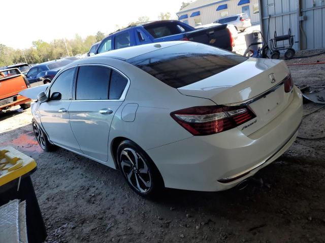 1HGCR3F02GA010465 - 2016 HONDA ACCORD EXL WHITE photo 2