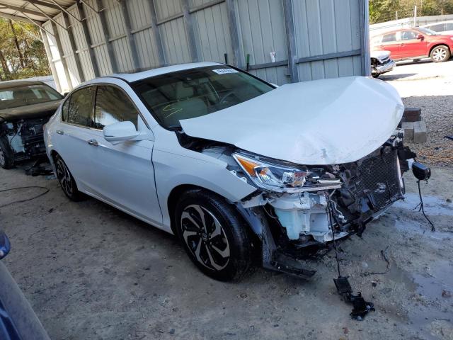 1HGCR3F02GA010465 - 2016 HONDA ACCORD EXL WHITE photo 4