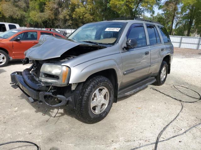 1GNDT13S122218569 - 2002 CHEVROLET TRAILBLAZE SILVER photo 1