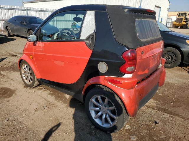 WMEAK00F35J209044 - 2005 SMART FORTWO RED photo 2