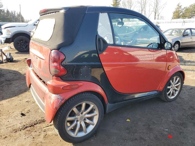 WMEAK00F35J209044 - 2005 SMART FORTWO RED photo 3