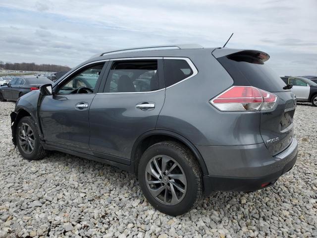 5N1AT2MV4FC925283 - 2015 NISSAN ROGUE S GRAY photo 2