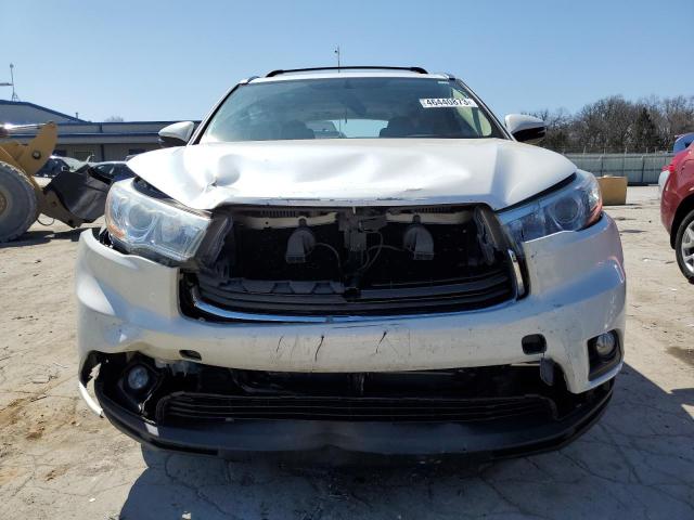 5TDJKRFH7FS177988 - 2015 TOYOTA HIGHLANDER XLE WHITE photo 5