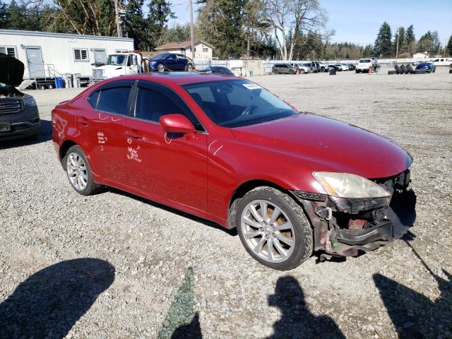 JTHCK262462003426 - 2006 LEXUS IS 250 RED photo 4