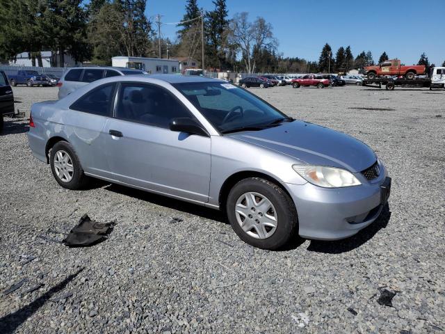 1HGEM22165L069231 - 2005 HONDA CIVIC DX VP SILVER photo 4