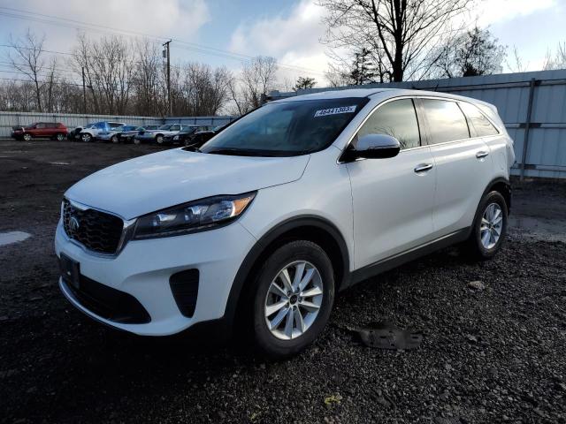 5XYPG4A3XKG512548 - 2019 KIA SORENTO L WHITE photo 1