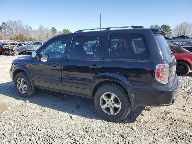 5FNYF18557B006640 - 2007 HONDA PILOT EXL BLACK photo 2