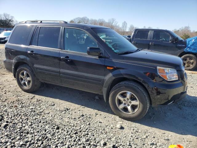 5FNYF18557B006640 - 2007 HONDA PILOT EXL BLACK photo 4