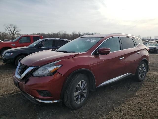 5N1AZ2MG9FN238286 - 2015 NISSAN MURANO S RED photo 1