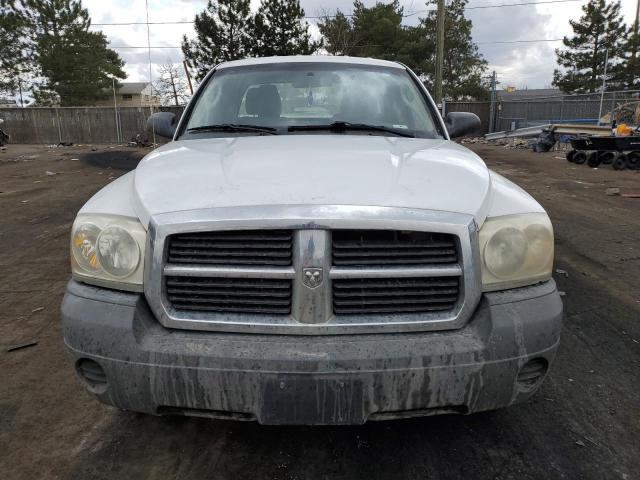 1D7HW22K15S278936 - 2005 DODGE DAKOTA ST WHITE photo 5