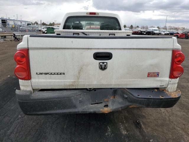 1D7HW22K15S278936 - 2005 DODGE DAKOTA ST WHITE photo 6