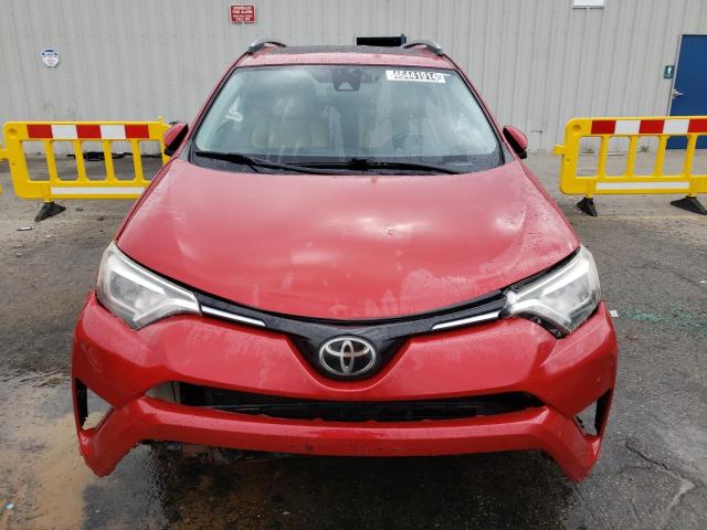 2T3YFREV9HW397287 - 2017 TOYOTA RAV4 LIMITED RED photo 5