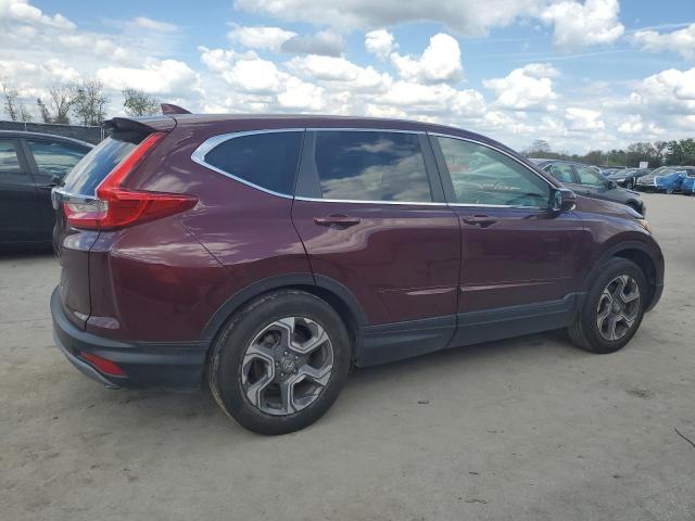 7FARW1H84KE013056 - 2019 HONDA CR-V EXL BURGUNDY photo 3