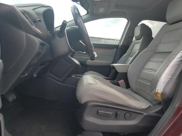 7FARW1H84KE013056 - 2019 HONDA CR-V EXL BURGUNDY photo 7