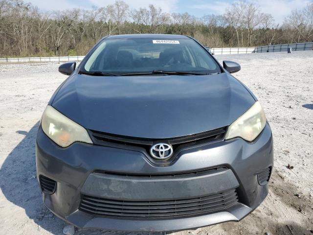 2T1BURHE0EC037208 - 2014 TOYOTA COROLLA L GRAY photo 5