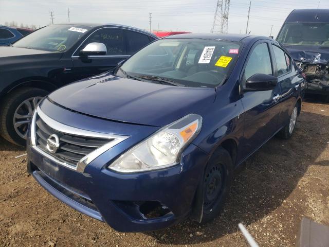 3N1CN7AP5JL881739 - 2018 NISSAN VERSA S BLUE photo 1