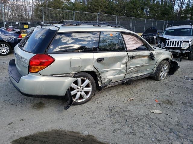 4S4BP61CX67349808 - 2006 SUBARU OUTBACK OUTBACK 2.5I GRAY photo 3