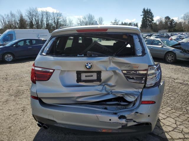 5UXWX9C57G0D91256 - 2016 BMW X3 XDRIVE28I SILVER photo 6