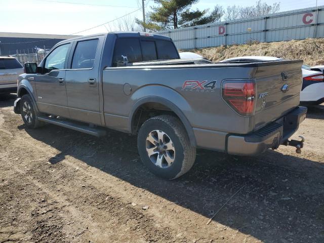 1FTFW1ET5DKG15588 - 2013 FORD F150 SUPERCREW BROWN photo 2