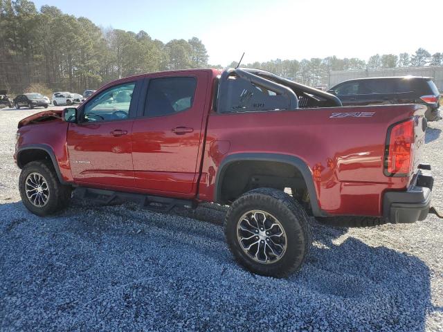 1GCGTEEN5M1162195 - 2021 CHEVROLET COLORADO ZR2 RED photo 2