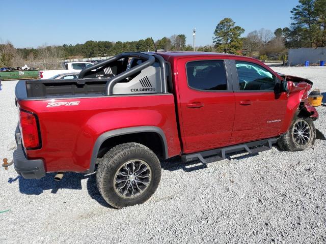 1GCGTEEN5M1162195 - 2021 CHEVROLET COLORADO ZR2 RED photo 3