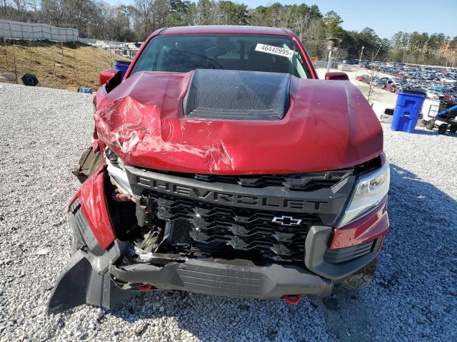 1GCGTEEN5M1162195 - 2021 CHEVROLET COLORADO ZR2 RED photo 5