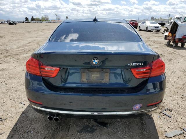 WBA3N7C58GK227866 - 2016 BMW 428 I BLUE photo 6