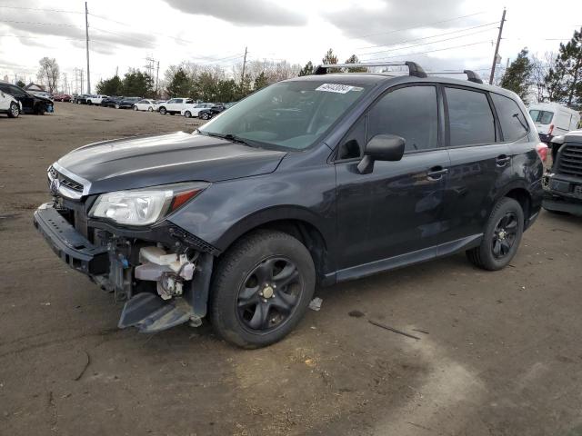 JF2SJAAC5HG466239 - 2017 SUBARU FORESTER 2.5I GRAY photo 1