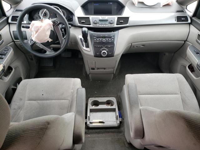 5FNRL5H20DB001481 - 2013 HONDA ODYSSEY LX GRAY photo 8