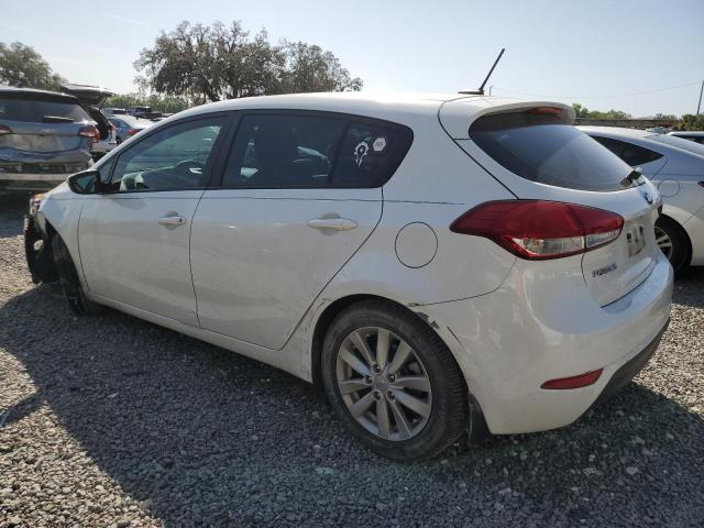 KNAFX5A85G5494728 - 2016 KIA FORTE EX WHITE photo 2