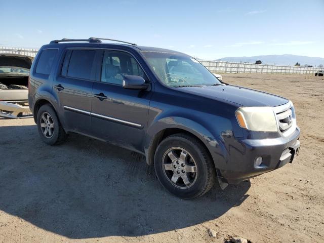 5FNYF38849B014950 - 2009 HONDA PILOT TOURING BLUE photo 4