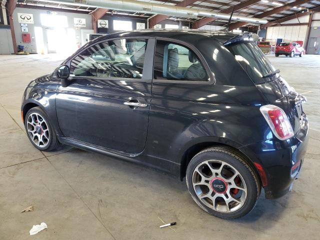 3C3CFFBR0CT340111 - 2012 FIAT 500 SPORT BLACK photo 2